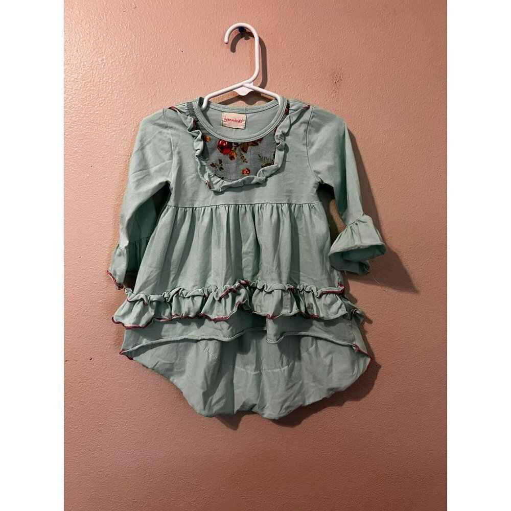 Girl's Wennikids Teal Tunic Top [EXCELLENT]